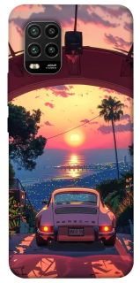 Чехол на Xiaomi Mi 10 Lite Porsche at sunset фото 1 из 1