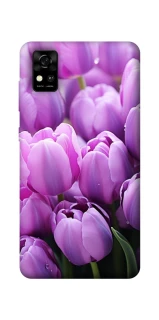 Чохол на ZTE Blade A31 Фіолетові тюльпани фото 1 з 1