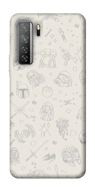 Чохол на Huawei Nova 7 SE Star Wars background ver.1 фото 1 з 1