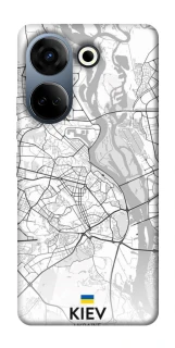 Чохол на TECNO Camon 20 Pro (CK7n) Kiev white map фото 1 з 1