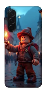 Чехол на Samsung Galaxy A37 5G Roblox Fire Logo Blue Flames фото 1 из 1