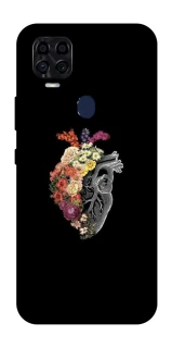 Чохол на ZTE Blade v2020 Heart with flowers фото 1 з 1