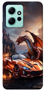 Чохол на Xiaomi Redmi Note 12 4G Сar and dragon фото 1 з 1