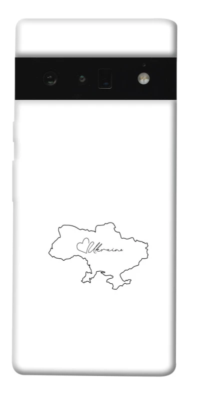 Чехол на Google Pixel 6 Pro Ukraine map фото 1 из 1
