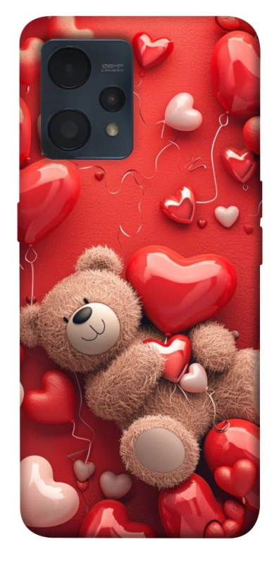 Чохол на Realme 9 4G / 9 Pro+ bear in hearts фото 1 з 1