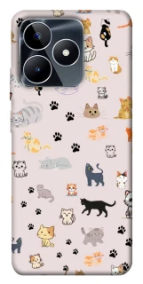 Чохол на Realme C53 Cat style ver.1 фото 1 з 1