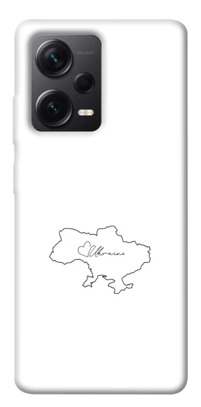 Чехол на Xiaomi Redmi Note 12 Pro+ 5G Ukraine map фото 1 из 1