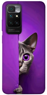 Чохол на Xiaomi Redmi 10 Кіт-підглядач фото 1 з 1