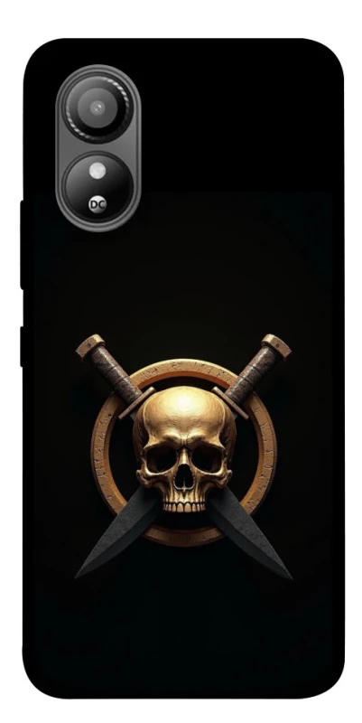 Чохол на ZTE Blade L220 Golden Skull фото 1 з 1