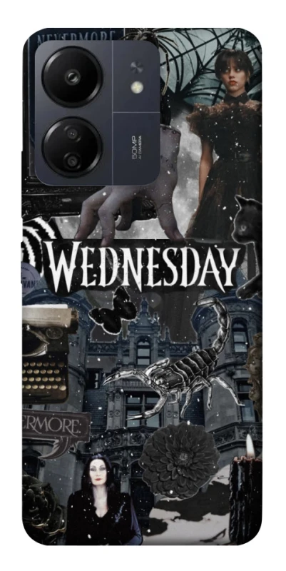 Чохол на Xiaomi Redmi 13C Wednesday Collage ver.2 фото 1 з 1