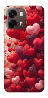 Чохол на Oppo A6 Many hearts фото 1 з 2