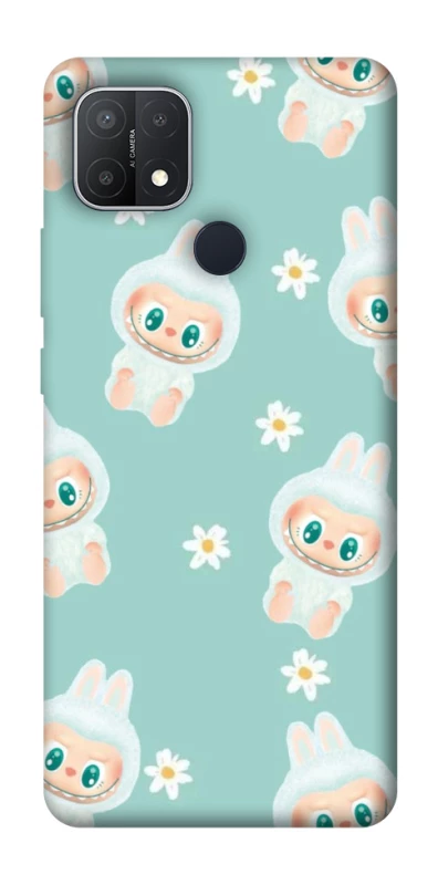 Чохол на Oppo A15s / A15 Labubu Green фото 1 з 1