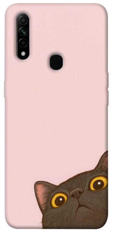 Чехол на Oppo A31 Peeping cat фото 1 из 1