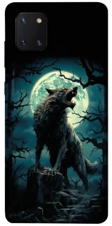 Чохол на Samsung Galaxy Note 10 Lite (A81) Вовк під місяцем фото 1 з 1