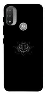 Чохол на Motorola Moto E20 Black Lotus фото 1 з 1