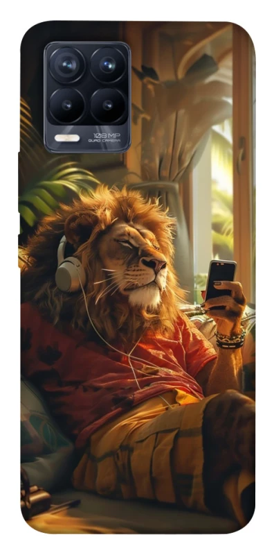 Чехол на Realme 8 Лев v2 фото 1 из 1
