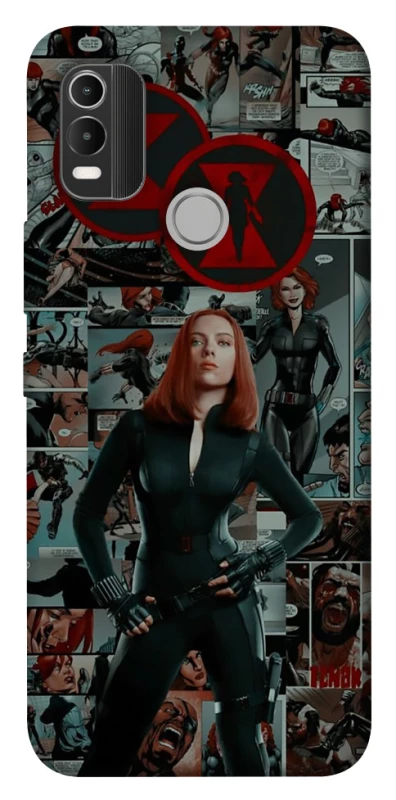 Чохол на Nokia C21 Plus Black Widow фото 1 з 1