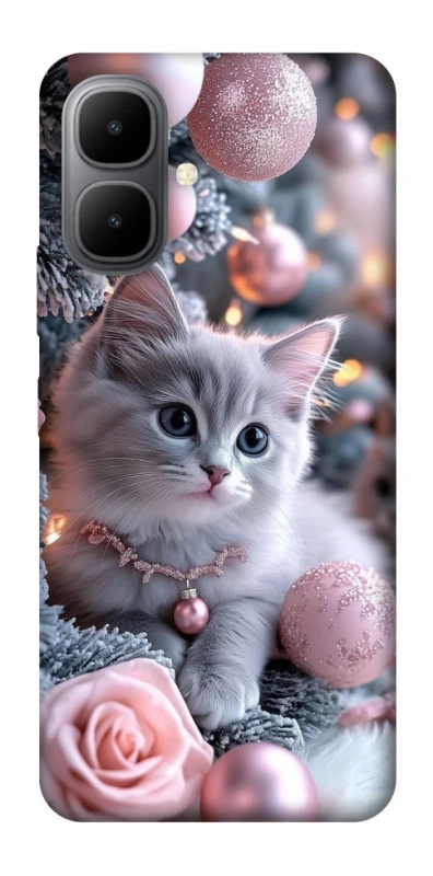 Чохол на Infinix Smart 10 Christmas Kitty фото 1 з 1
