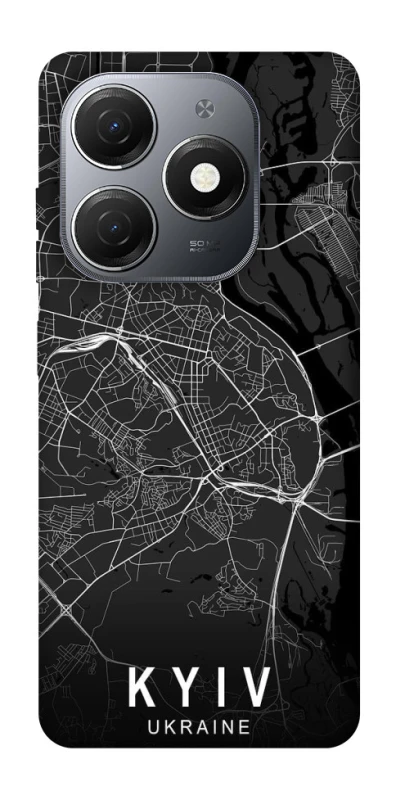 Чехол на TECNO Spark 20 Kyiv map фото 1 из 1