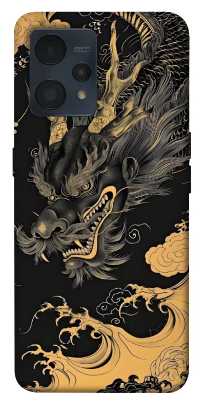 Чохол на Realme 9 4G / 9 Pro+ gold dragon фото 1 з 1