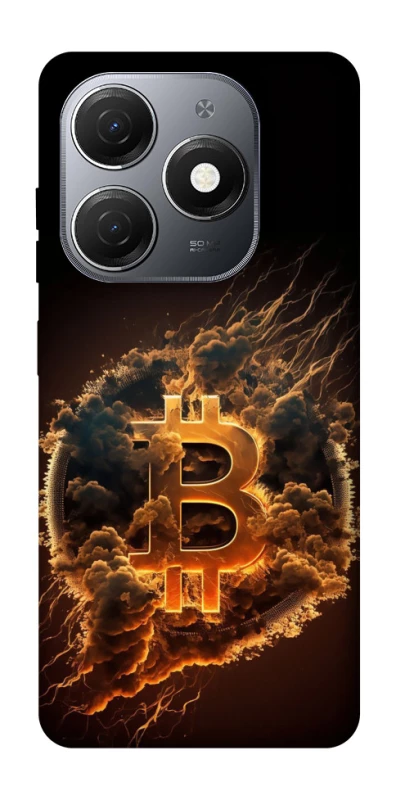 Чохол на TECNO Spark 20 Smoky Bitcoin фото 1 з 1