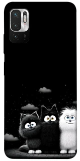 Чехол на Xiaomi Redmi Note 10 5G Three Cats фото 1 из 1