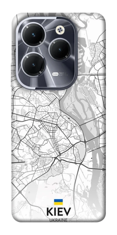 Чохол на Infinix Hot 40 Pro Kiev white map фото 1 з 1
