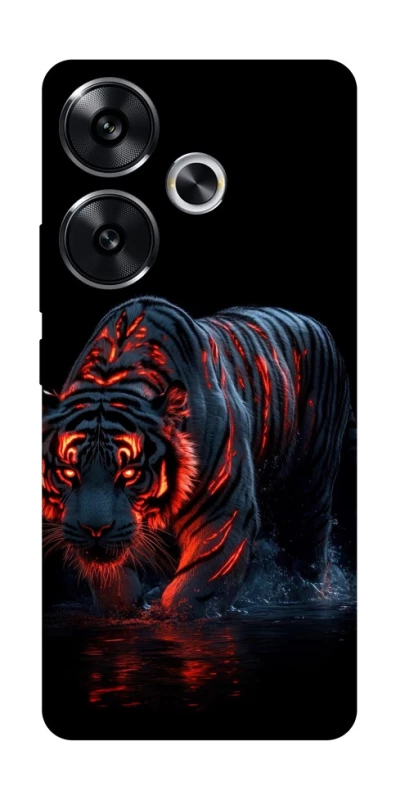 Чохол на Xiaomi Poco F6 fire tiger фото 1 з 1