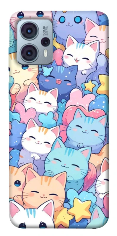 Чехол на Motorola Moto G23 Funny Kittens ver.3 фото 1 из 1