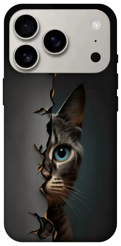 Чохол на Apple iPhone 17 Pro (6.3") Кіт-підглядач v2 фото 1 з 1