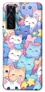 Чехол на TECNO Camon 17 Pro Funny Kittens ver.3 фото 1 из 1