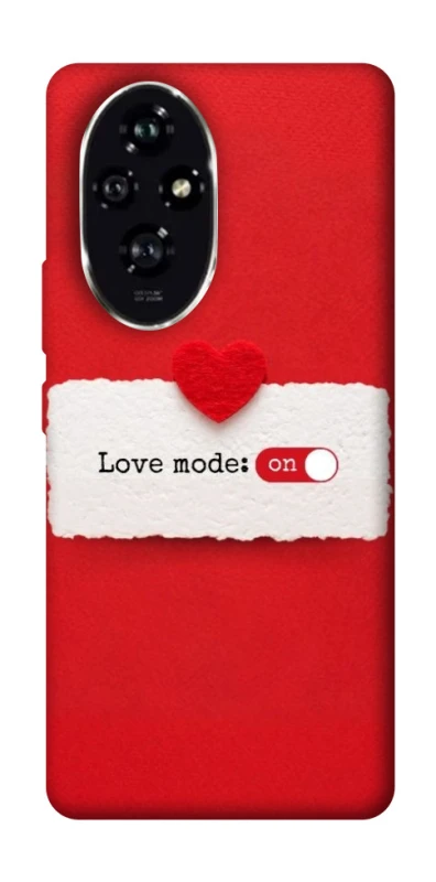Чохол на Honor 200 Love Mode ON фото 1 з 1