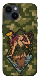 Чохол на Apple iPhone 14 (6.1") Military Waifu фото 1 з 1