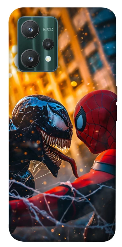 Чохол на Realme 9 Pro Venom vs Spiderman фото 1 з 1