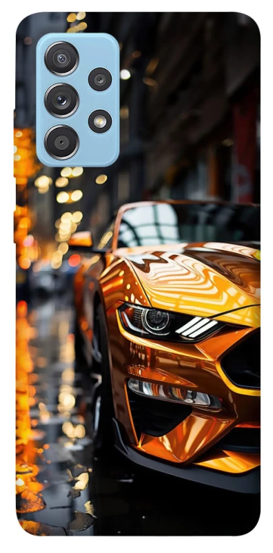 Чохол на Samsung Galaxy A52 4G / A52 5G Golden sports car фото 1 з 1