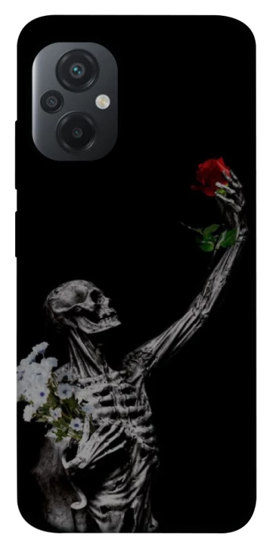 Чехол на Xiaomi Poco M5 Skeleton vs Rose фото 1 из 1