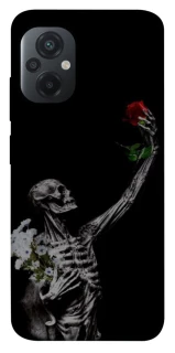 Чехол на Xiaomi Poco M5 Skeleton vs Rose фото 1 из 1