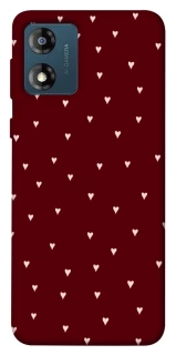 Чехол на Motorola Moto E13 Smal hearts фото 1 из 1