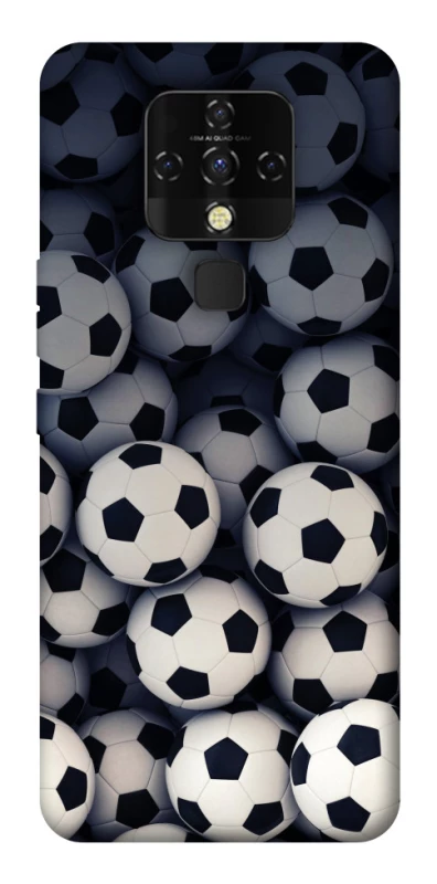 Чохол на TECNO Camon 16 SE Футбольні м'ячи фото 1 з 1