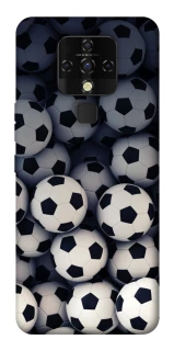 Чехол на TECNO Camon 16 SE Футбольные мячи фото 1 из 1