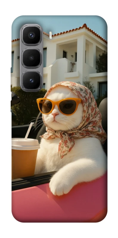 Чехол на Infinix Hot 60 Pro+ Stylish Cat Cruise фото 1 Чехол на Infinix Hot 60 Pro+ Stylish Cat Cruise фото 1 из 1