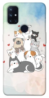 Чохол на OnePlus Nord N10 5G Funny Pets ver.2 фото 1 з 1