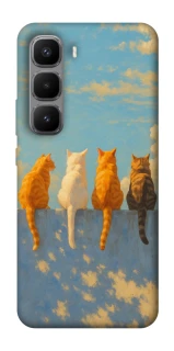 Чехол на Infinix Hot 60 Pro+ cats on wall фото 1 Чехол на Infinix Hot 60 Pro+ cats on wall фото 1 из 1