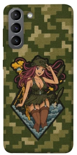 Чохол на Samsung Galaxy S21 Military Waifu фото 1 з 1