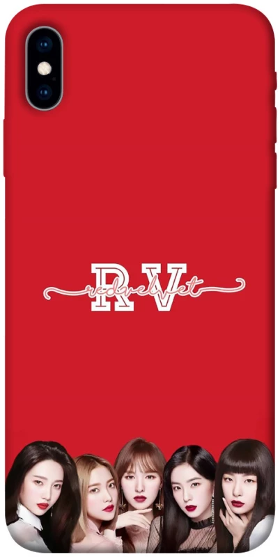 Чехол на Apple iPhone X (5.8") RED VELVET v3 фото 1 из 1