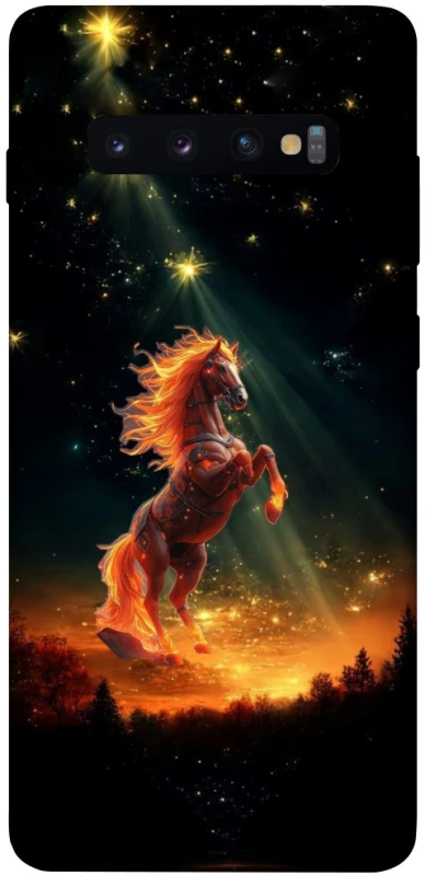 Чохол на Samsung Galaxy S10+ Red Fire Horse ver.2 фото 1 з 1
