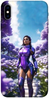 Чохол на Apple iPhone X (5.8") Cyber space girl ver.4 фото 1 з 1