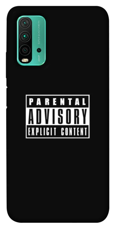 Чохол на Xiaomi Redmi Note 9 4G / Redmi 9 Power Parental Advisory Label фото 1 з 1