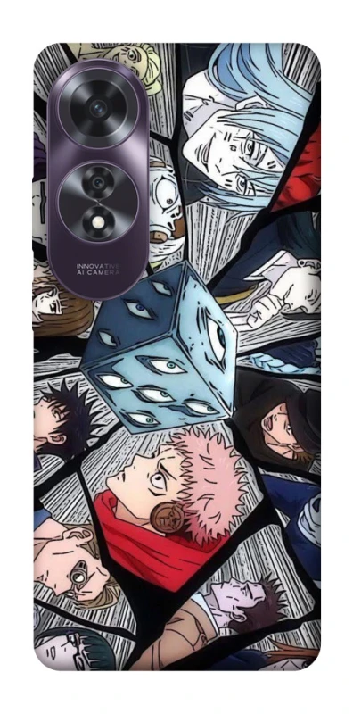 Чехол на Oppo A60 jujutsu kaisen v4 фото 1 из 1