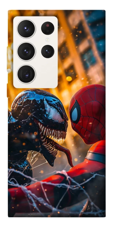 Чехол на Samsung Galaxy S23 Ultra Venom vs Spiderman фото 1 из 1